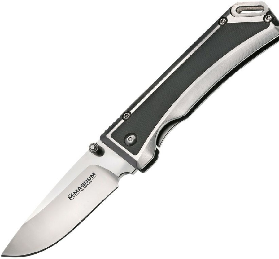 * Latest Bom01Mb704 Boker Magnum Metal Framelock Pocket Knife