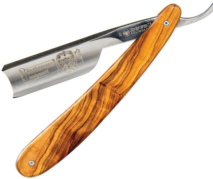 * Online Sales Dov305870 Dovo Straight Razor Knife Carbon Steel Olive Wood