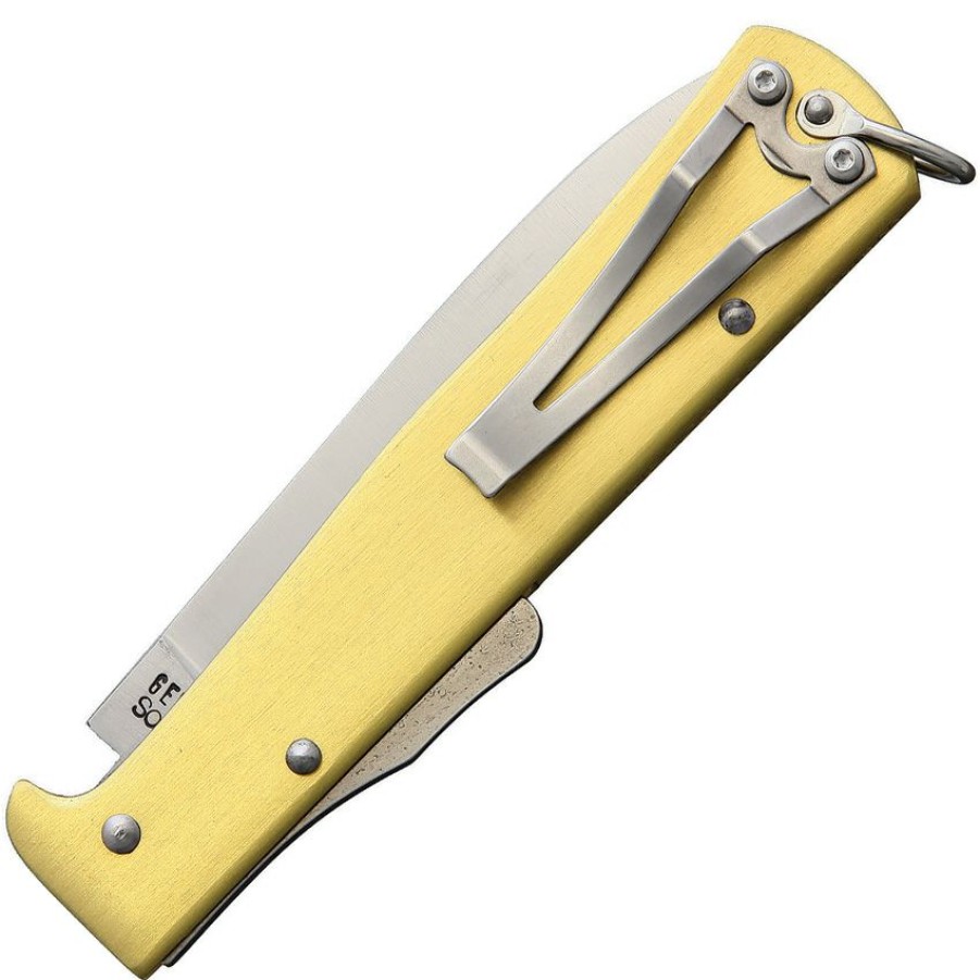 * Typical Style Ott10736Rg Otter-Messer Mercator Clip Pocket Knife Brass