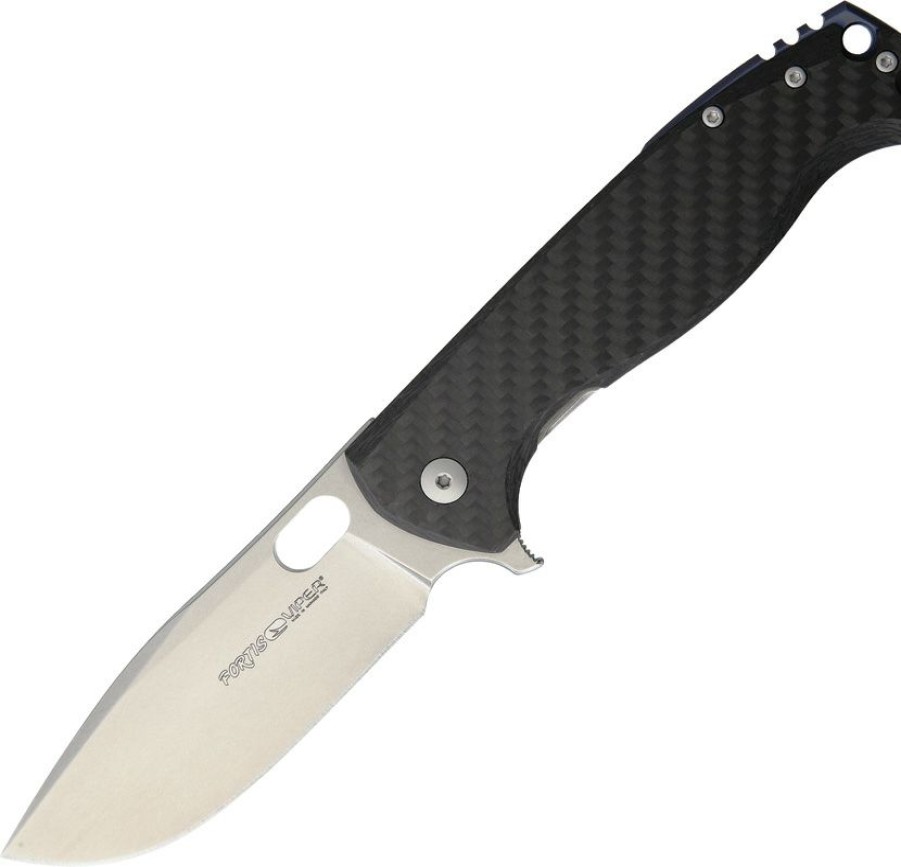 * Cheaper V5952Fc Viper Fortis Stonewash Blade Carbon Fiber Pocket Knife