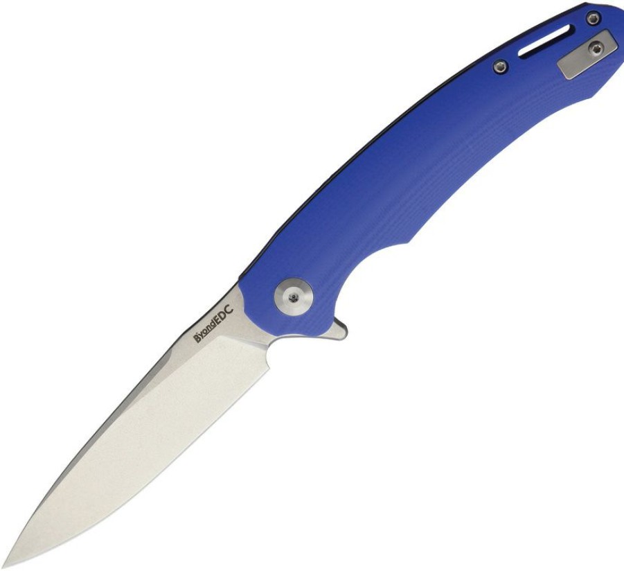 * Tendy Style Wsc1902Dgbl Beyond Edc Harak Linerlock Pocket Knife Blue