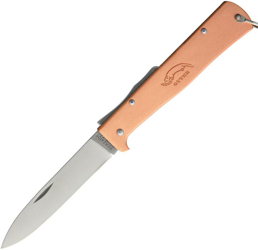 * Top Selling Ott10636Rgr Otter-Messer Mercator Clip Pocket Knife Copper Stainless