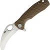 * Quick Delivery Hb1122 Honey Badger Claw Linerlock Pocket Knife