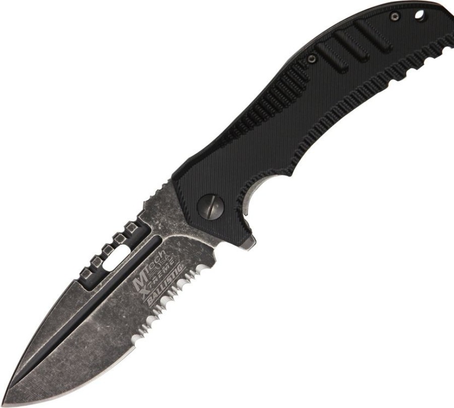 * Quick Delivery Mtxa817Sw Mtech Xtreme Ballistic Linerlock Pocket Knife A/O Stonewash