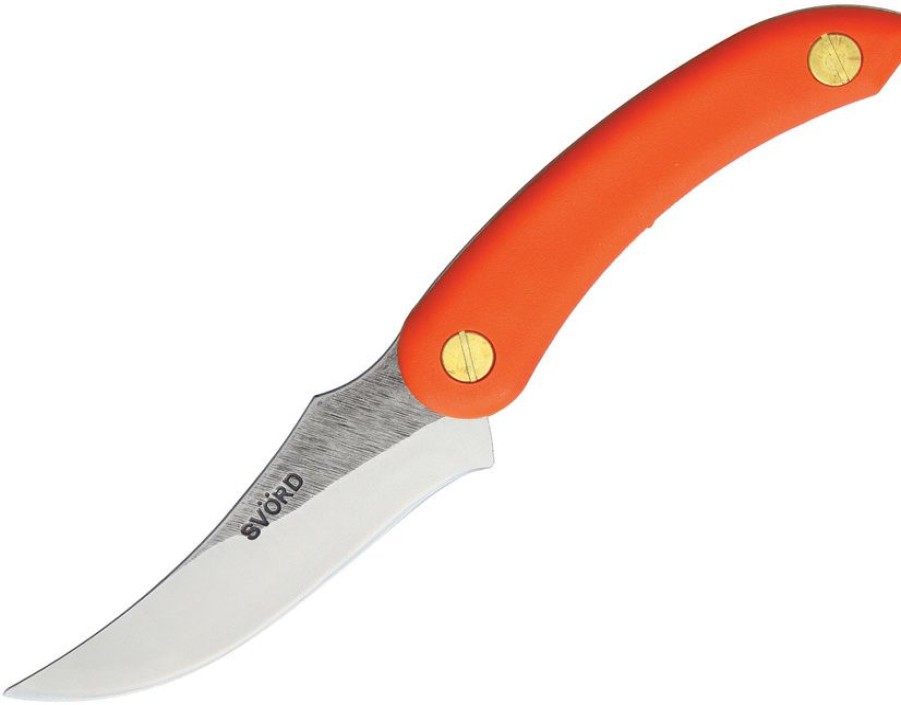 * Top Selling Svamkior Svord Knives Am Kiwi Fixed Blade Knife Orange