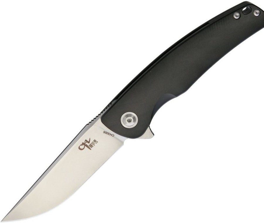 * Tendy Style Ch3006 Linerlock Pocket Knife Black