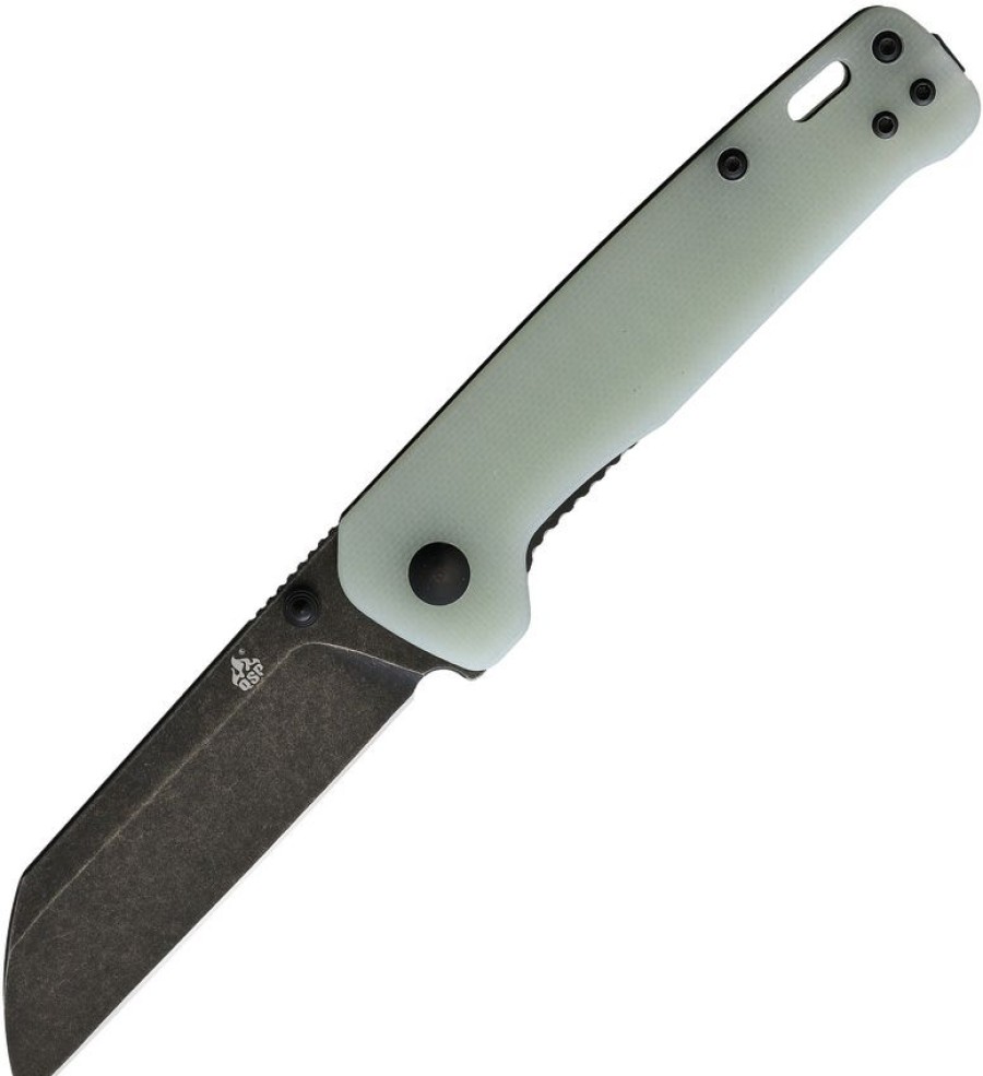 * Quick Delivery Qs130W Qsp Knife Penguin Linerlock Pocket Knife Black Jade G10