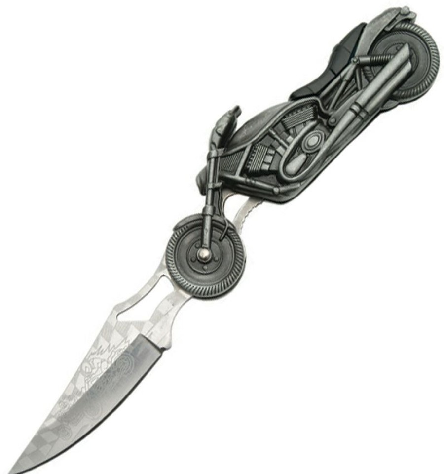 * Cheap Cn211139 Motorcycle Shaped Linerlock Pocket Knife