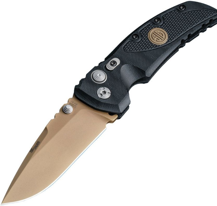 * Quick Delivery Sig36170 Sig Ex-01 Emperor Scorpion Button Lock Pocket Knife