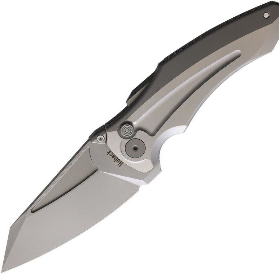 * Quick Delivery Hob021Lg Hoback Sumo Button Lock Light Pocket Knife Gray