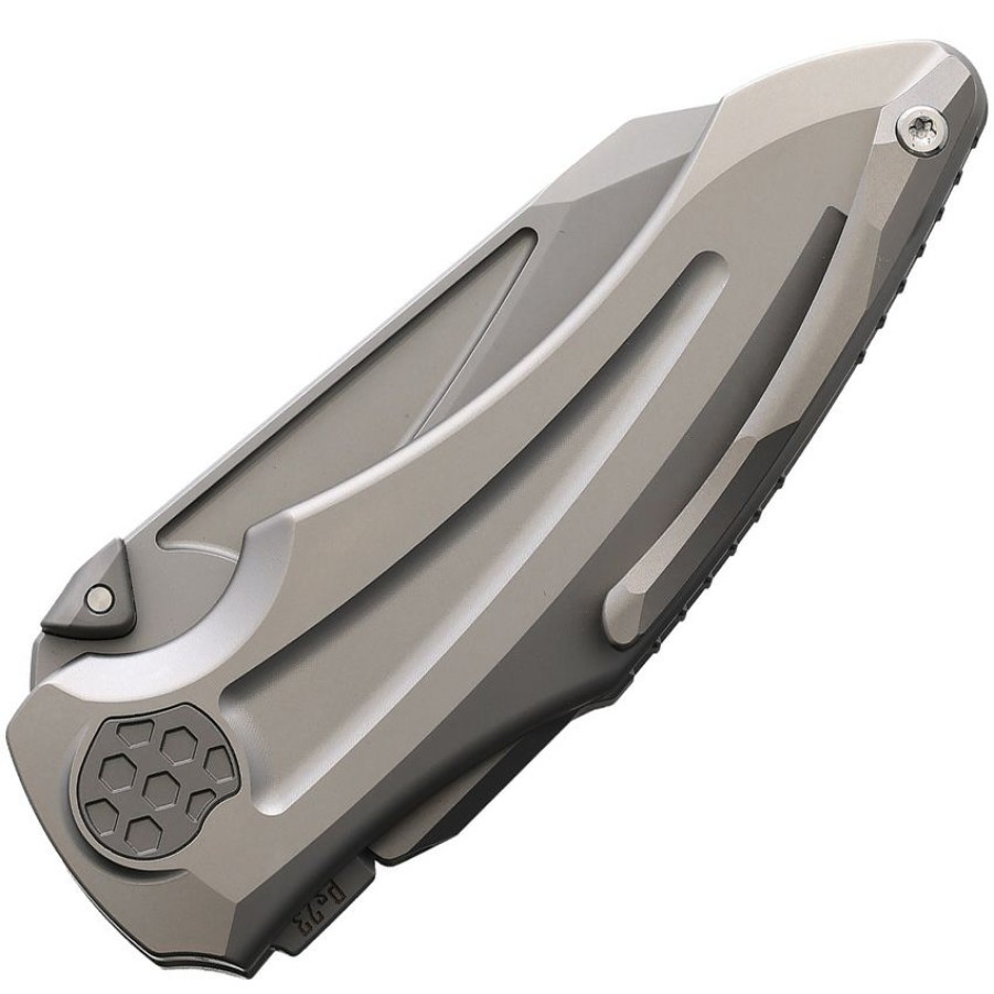 * Quick Delivery Hob021Lg Hoback Sumo Button Lock Light Pocket Knife Gray