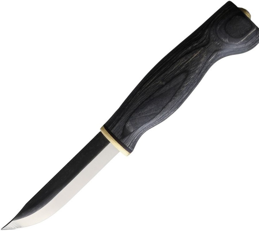 * Typical Style Wj23Bk Wood Jewel Fixed Blade Knife Black