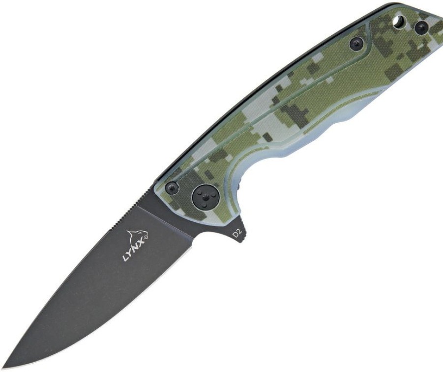 * Lower Prices Bnb5068 Bucknbear Camo Linerlock Pocket Knife