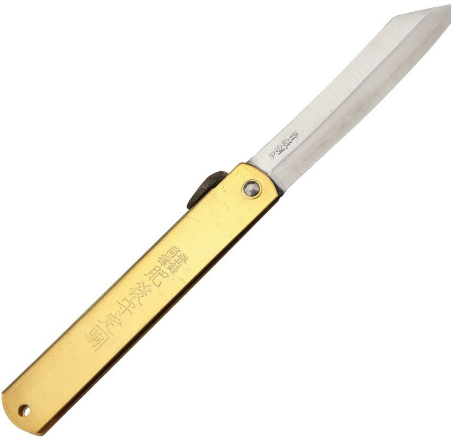 * Quick Delivery Higo11 Higonokami Folder Pocket Knife Brass