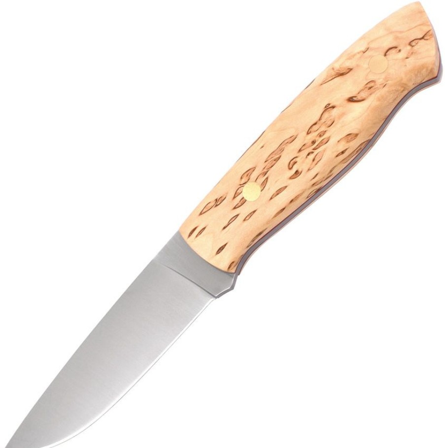 * Top Sellers Bri069 Brisa Trapper 95 Fixed Blade Knife Birch