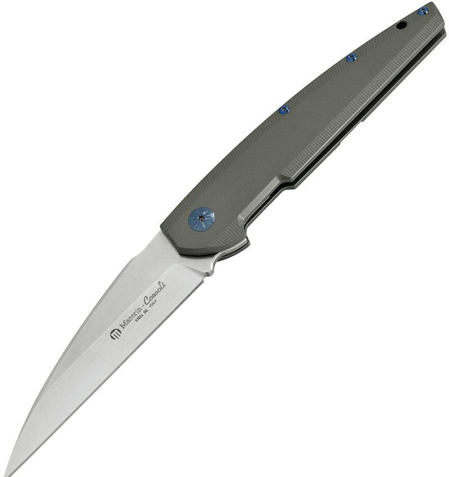 * Latest Mas405 Maserin Solar Framelock Pocket Knife Gray