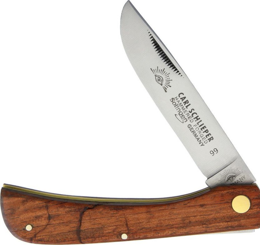 * Quick Delivery Ge99 German Eye Work Knife Brown Wood