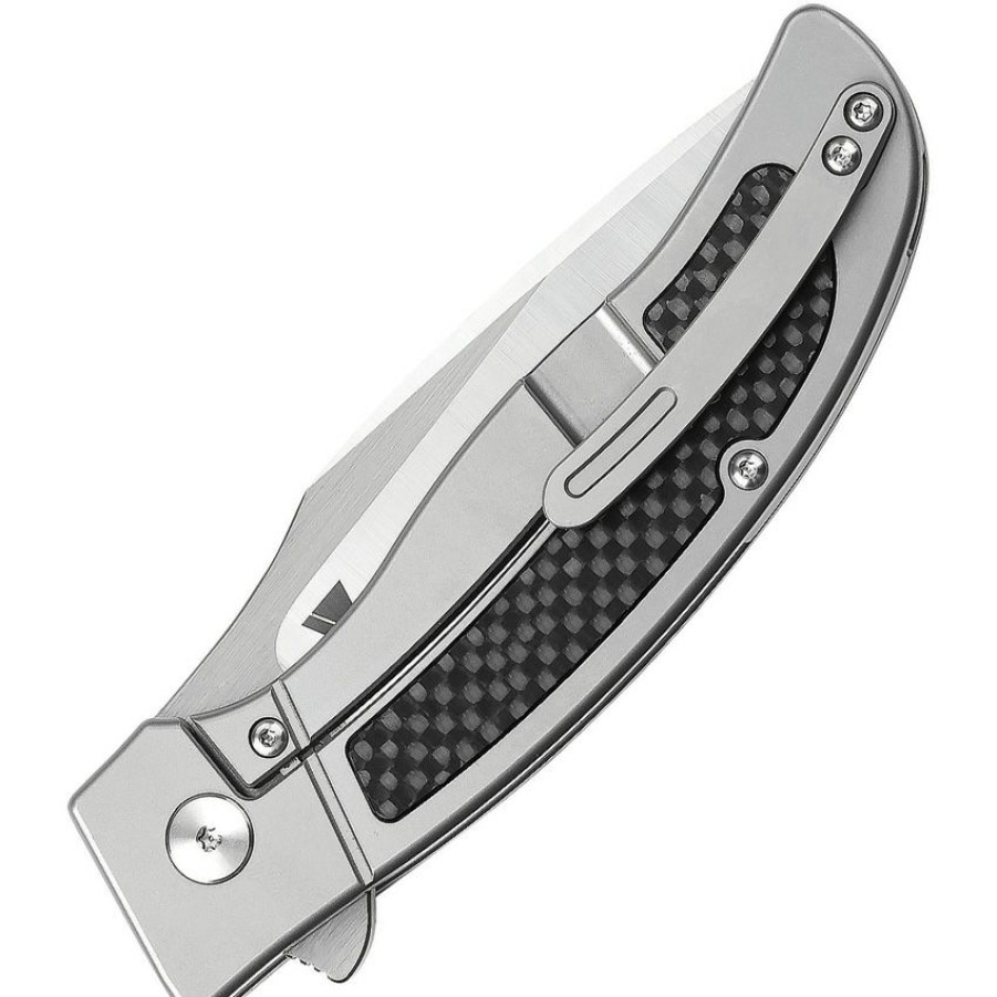 * Tendy Style Qs136A Qsp Knife Legatus Framelock Pocket Knife Carbon Fiber