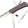 * Tendy Style Rkem31N Ruike M31 Medium Folder Brown Pocket Knife