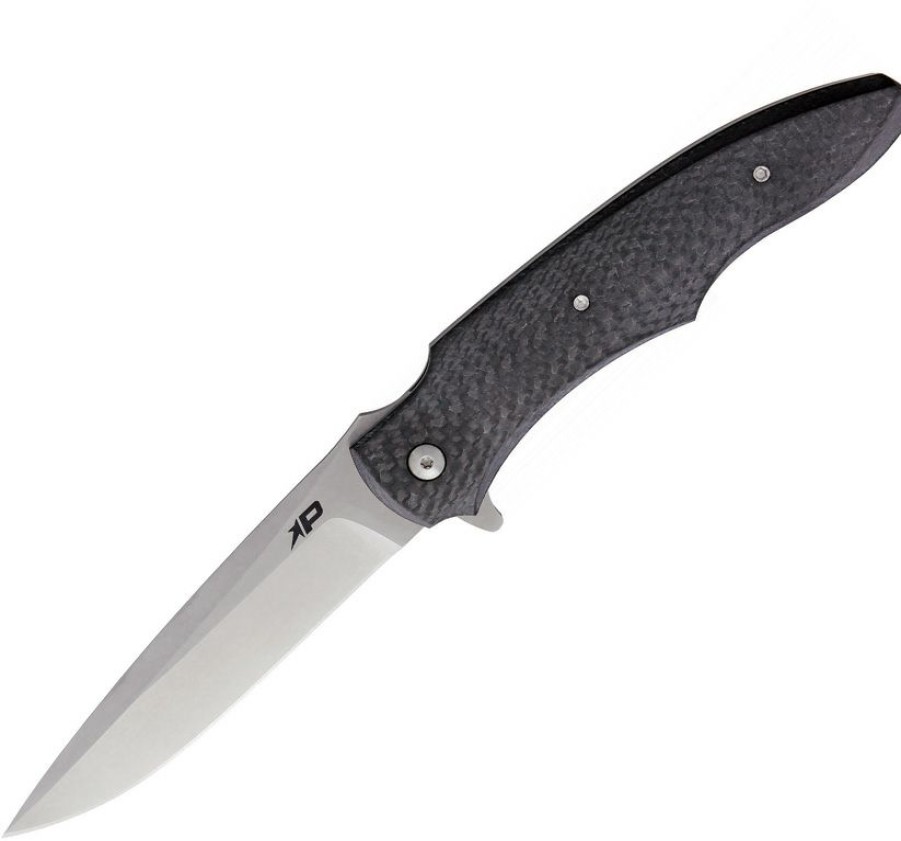 * 100% Guarantee Pb945Cf Patriot Bladewerx Lincoln Linerlock Pocket Knife Harpoon Carbon Fiber