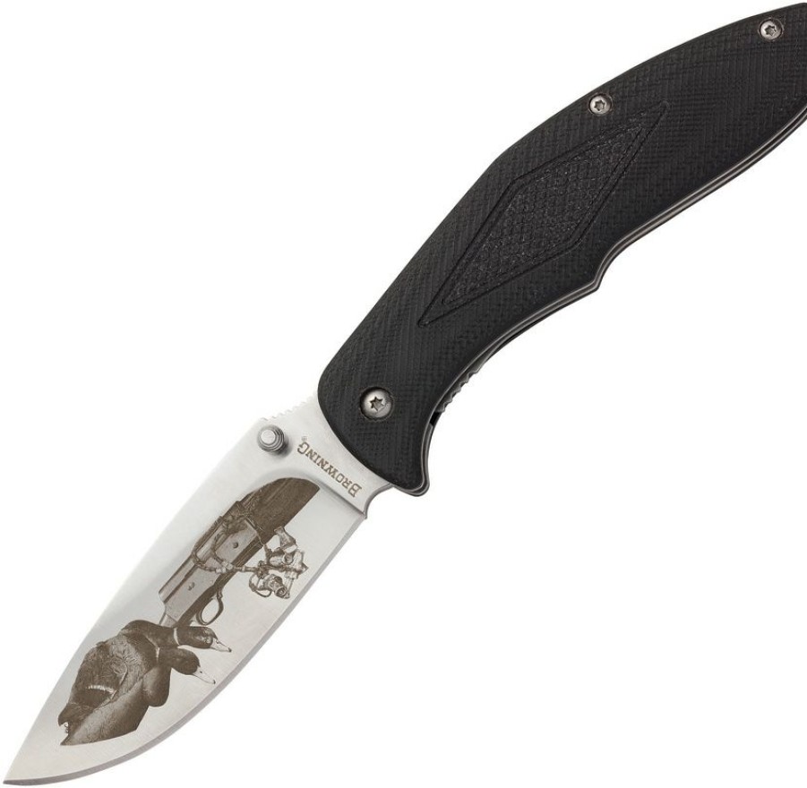 * Top Sellers Br0501 Browning Auto-5 Linerlock Pocket Knife