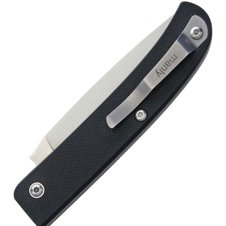 * Lower Prices Mly002 Manly Comrade Slip Joint Folder Pocket Knife Black