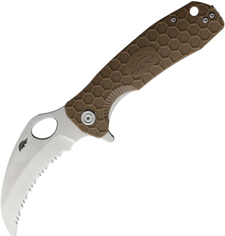 * Latest Hb1112 Honey Badger Claw Linerlock Pocket Knife