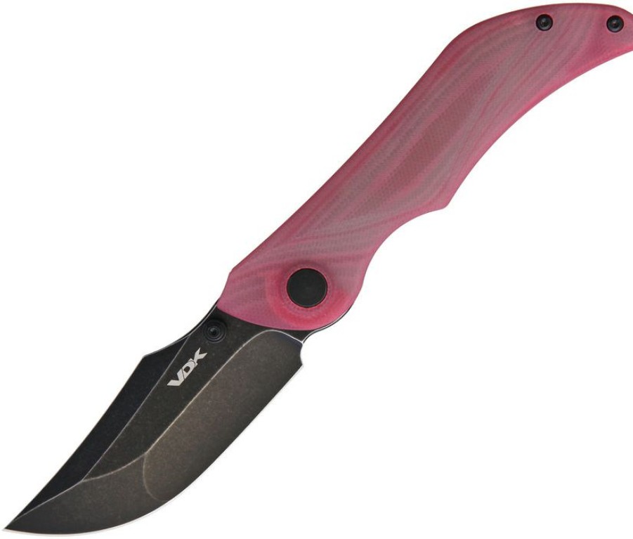 * 100% Guarantee Vdk023 Vdk Talisman Linerlock Pocket Knife Red