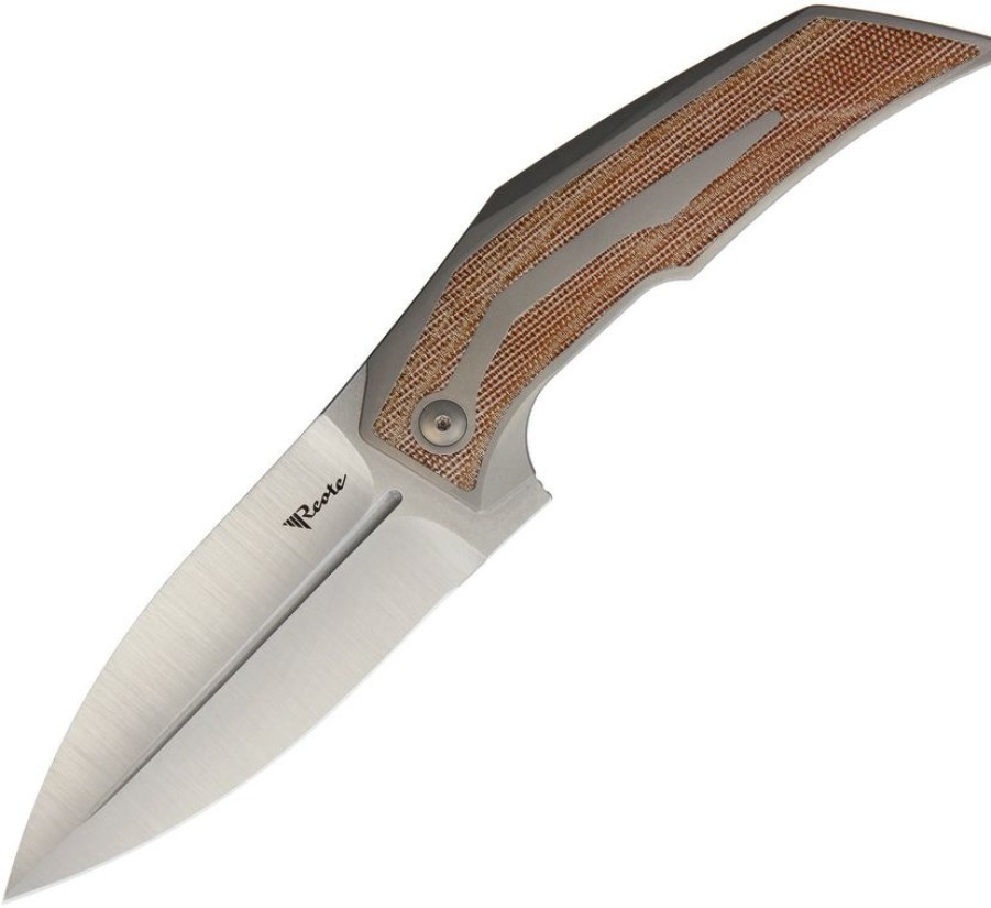 * Best Quality Rea069 Reate Knives T4000 Framelock Pocket Knife Brown