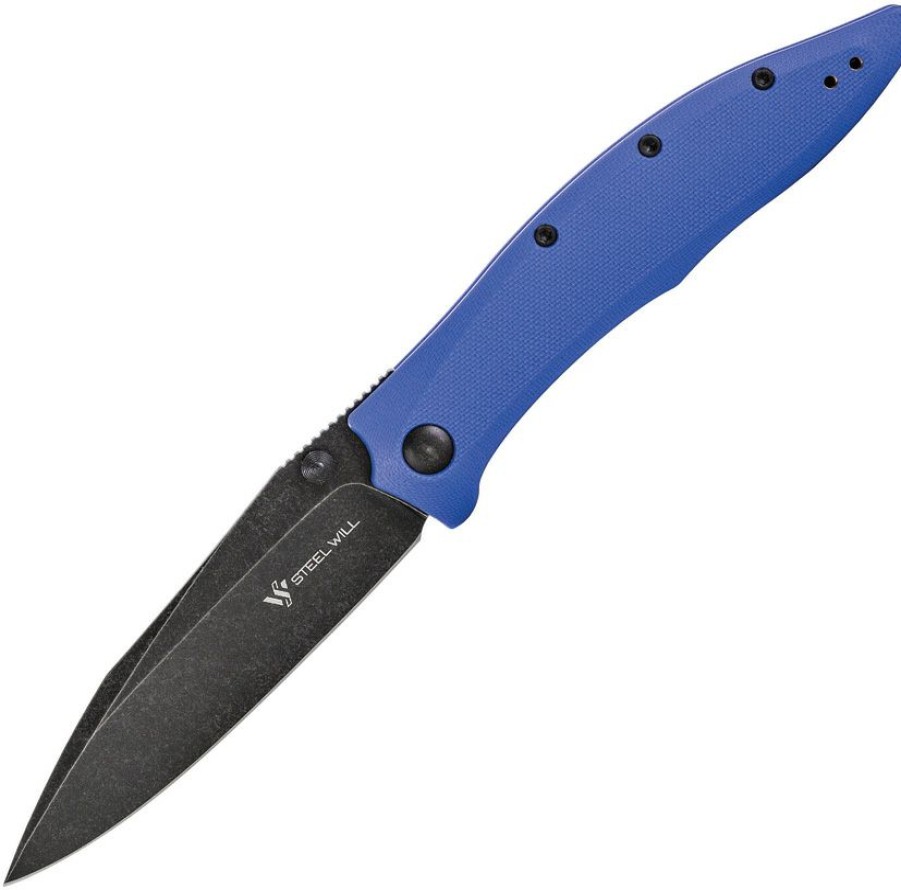 * Cheap Smgf5323 Steel Will Gienah Linerlock Pocket Knife Blue