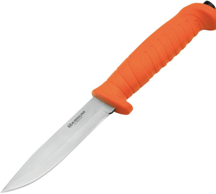 * Closeout Sale Bom02Mb011 Boker Magnum Knivgar Fixed Blade Knife Orange