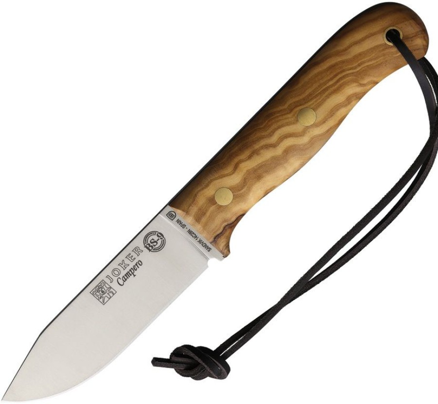 * Tendy Style Jkrco112 Joker Campero Fixed Blade Knife Olive