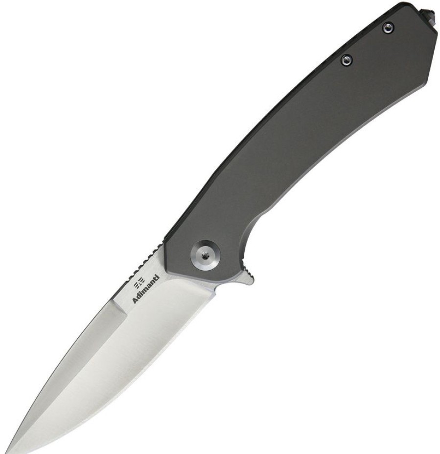 * Latest Gaskti Ganzo Adimanti Framelock Pocket Knife Titanium