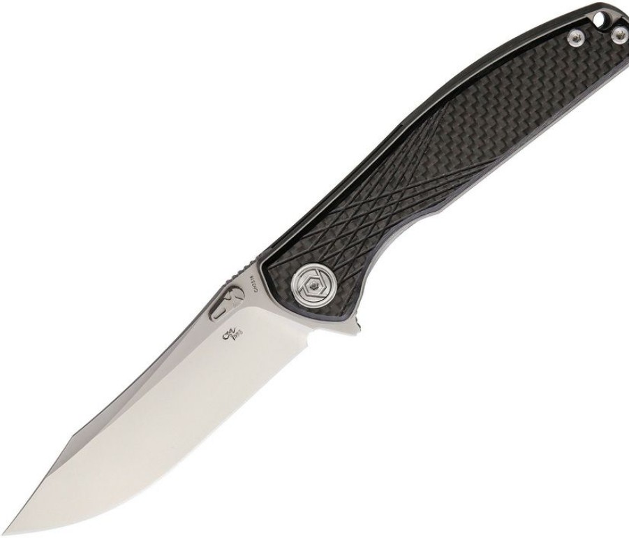 * Quick Delivery Ch3516S Carbon Fiber Linerlock Pocket Knife