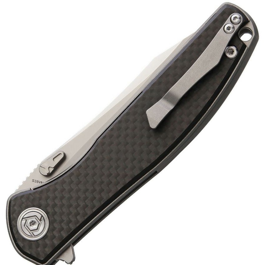 * Quick Delivery Ch3516S Carbon Fiber Linerlock Pocket Knife