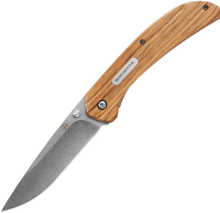 * Online Sales G3433 Winchester Heel Spur Linerlock Pocket Knife