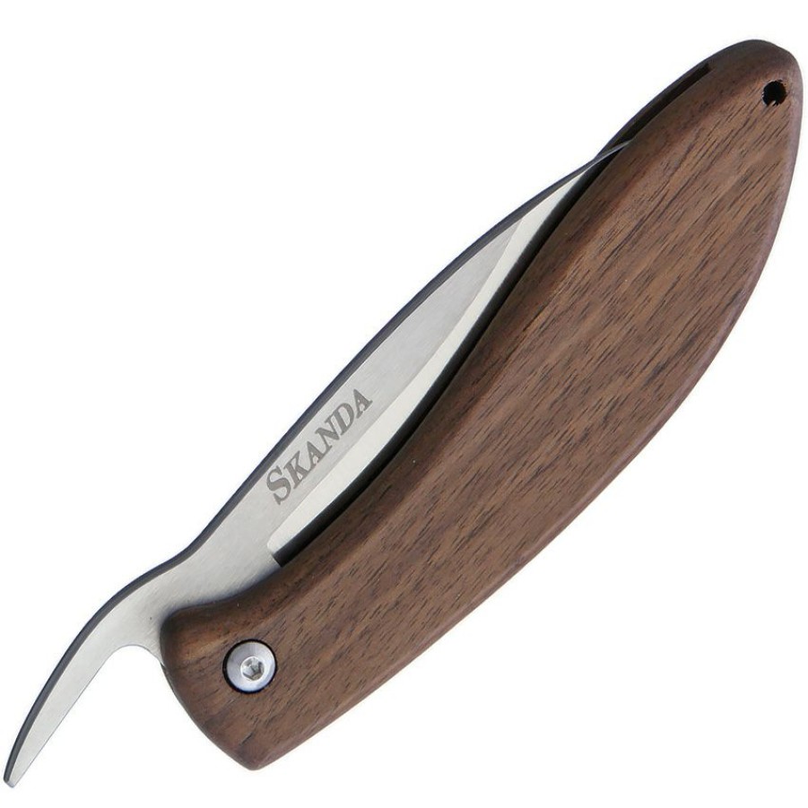 * Clearance Sale Dev02 Deva Blade Skanda Folder Pocket Knife Walnut