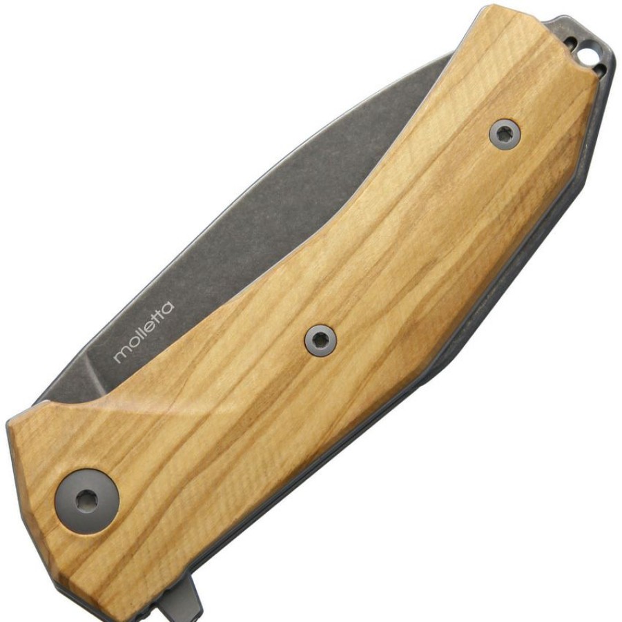 * Typical Style Lstkurbul Lion Steel Kur Linerlock Pocket Knife Olive Wood