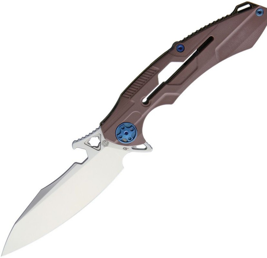 * Quick Delivery Rkm3Kb Rike Knife M3 Framelock Pocket Knife Brown