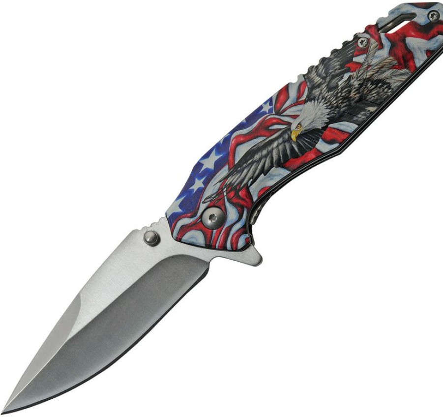 * Latest Cn300511 Soaring Eagle Linerlock Pocket Knife