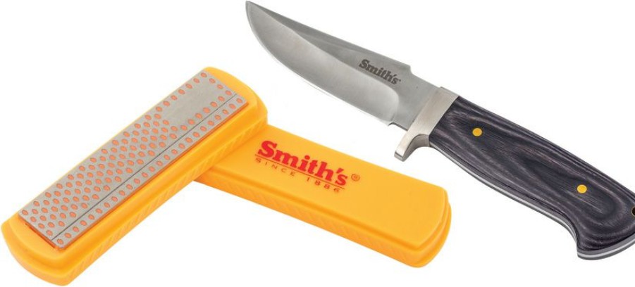 * 100% Guarantee Ac50973 Smith'S Fixed Blade Knife And Stone Combo