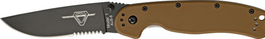 * Exclusive Design On8847Cb Ontario Rat-1 Linerlock Pocket Knife