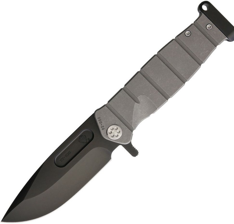 * Cheaper Md204Spq01Tm Medford Usmc Ff Framelock Pocket Knife Gray