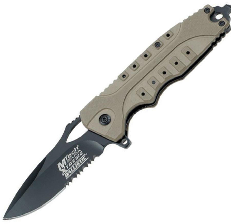 * Closeout Sale Mtxa809Tn Mtech Xtreme Linerlock Pocket Knife A/O