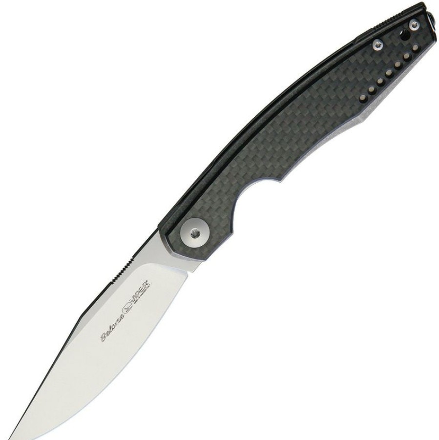 * Typical Style V5970Tifc Viper Belone Linerlock Pocket Knife Carbon Fiber Titanium