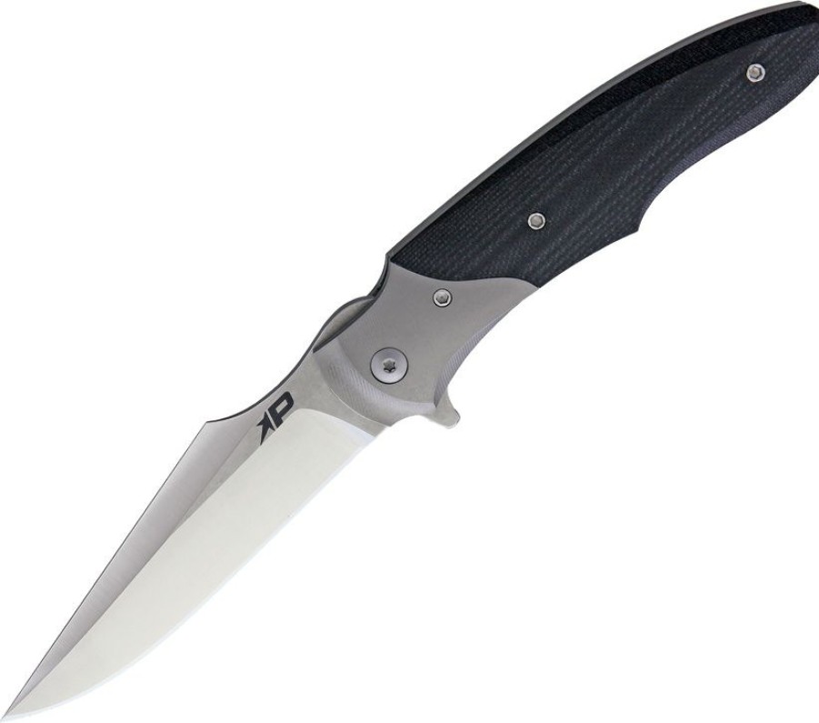 * Cheap Pb955B Patriot Bladewerx Mini Lincoln Linerlock Pocket Knife Black