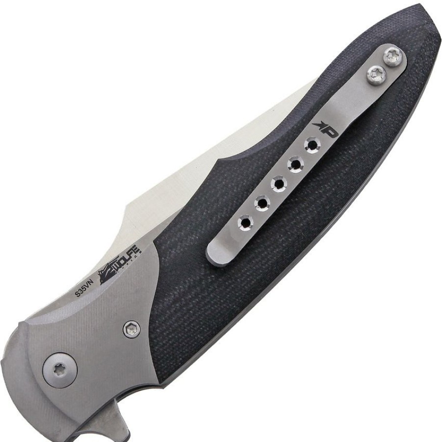 * Cheap Pb955B Patriot Bladewerx Mini Lincoln Linerlock Pocket Knife Black