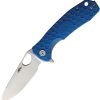 * Special Hb1291 Honey Badger Large Leaf Linerlock Pocket Knife Blue