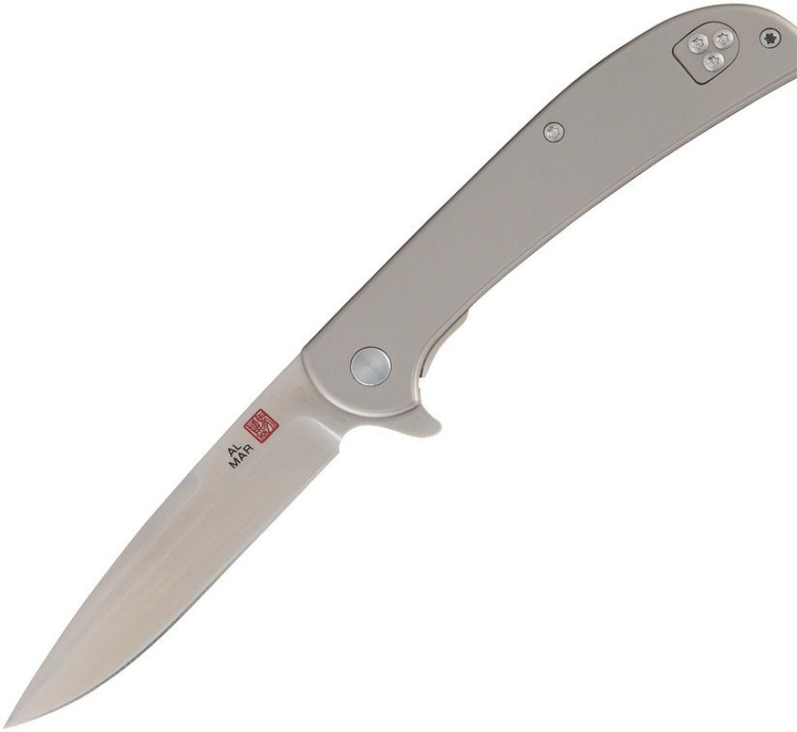 * Closeout Sale Amk4114 Al Mar Ultralight Falcon Framelock Pocket Knife