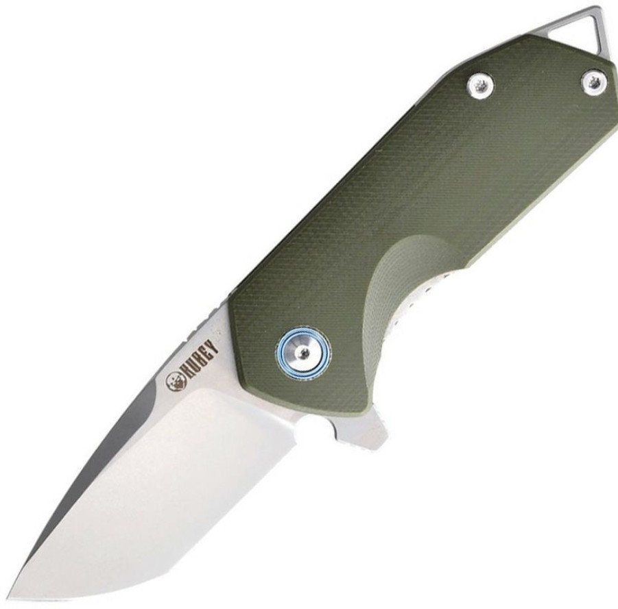 * Quick Delivery Kub203B Kubey Edc Linerlock Pocket Knife Green